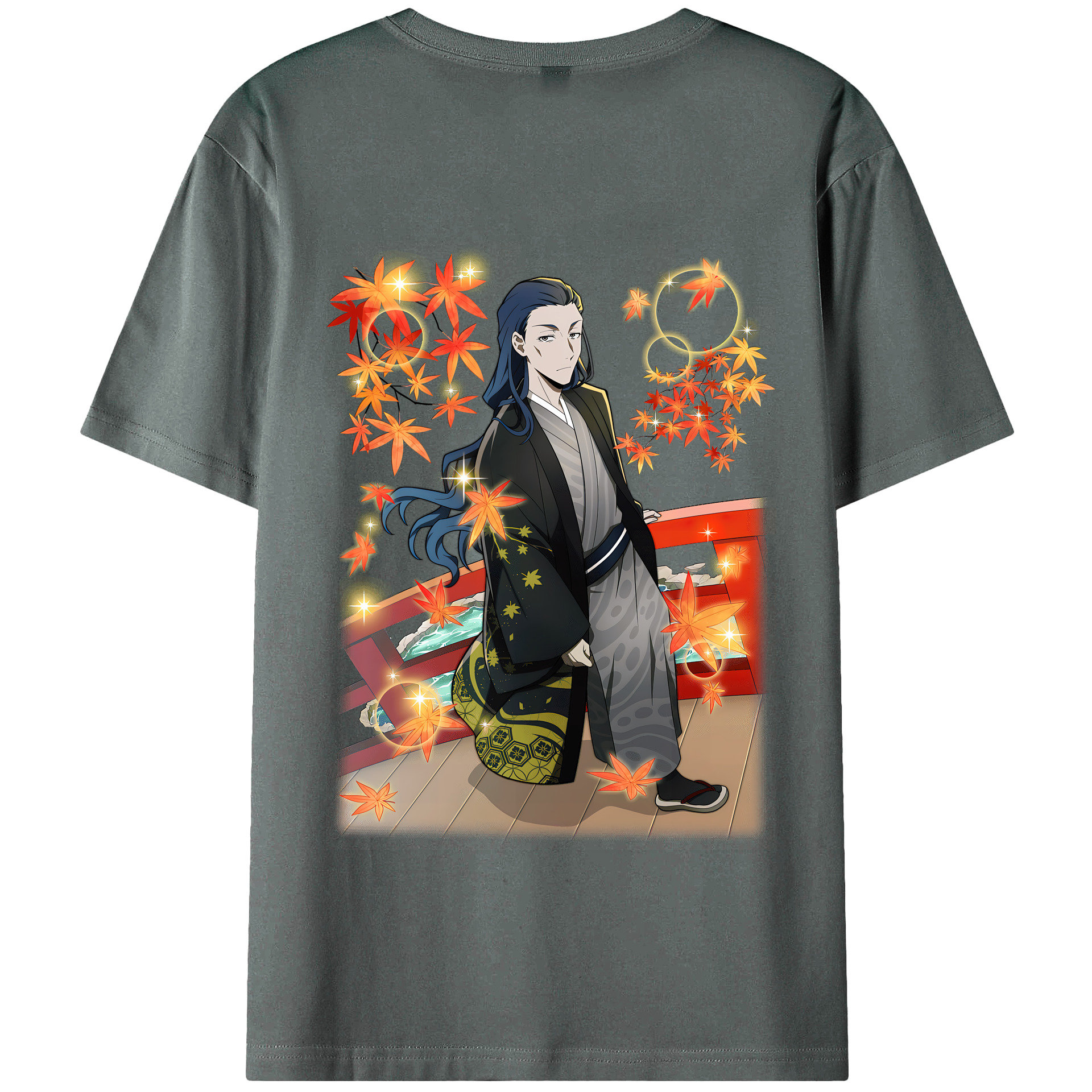 （画像用） 文豪ストレイドッグス Bungo Stray Dogs 綿100％半袖Tシャツ（背面プリント）